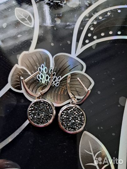 Серьги серебро