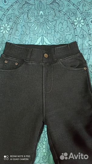 Джинсы женские теплые