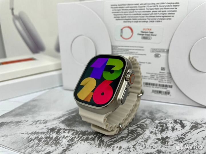 Apple watch Ultra 2 с яблоком