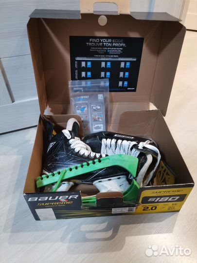 Хоккейные коньки bauer 33,5 размер