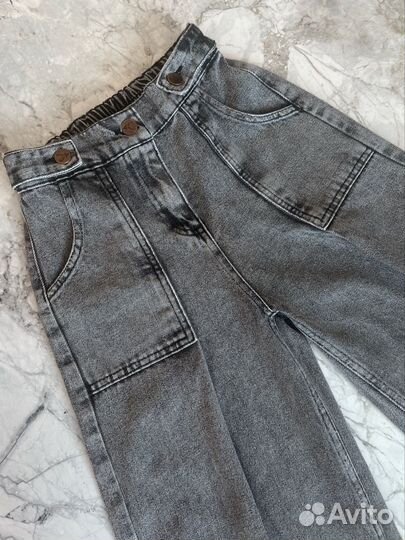Серые джинсы Dali для девочки 140 см 10 лет