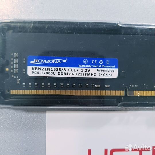 Оперативная память kembona KBN21N15S8/8 DDR4 8Гб