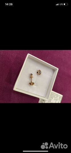 Серьги гвоздики