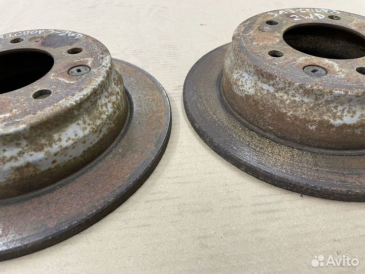 Диски тормозные задние 2wd Спортейдж 3 ix35 ceed 1