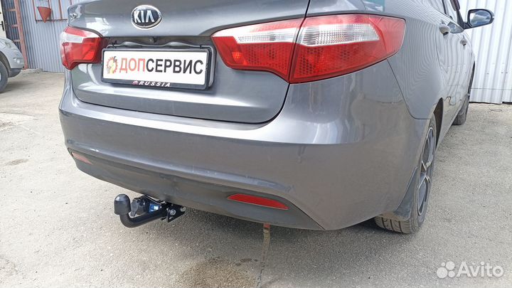 Фаркоп на Kia Rio / Hyundai Solaris 2011-2017 г.в