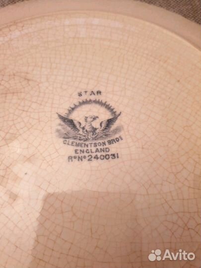 Тарелки, Англия- Сlementson bros