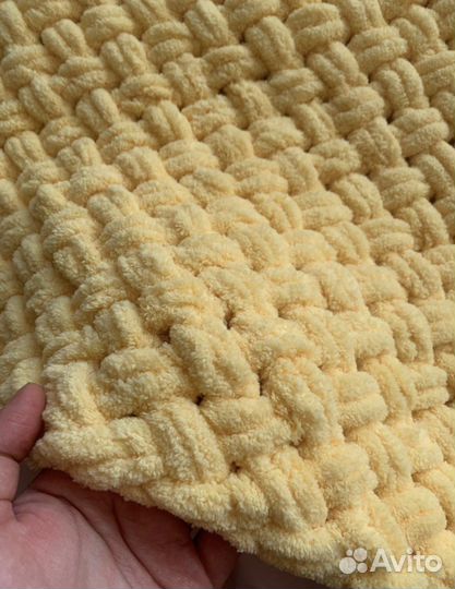 Плед из alize puffy