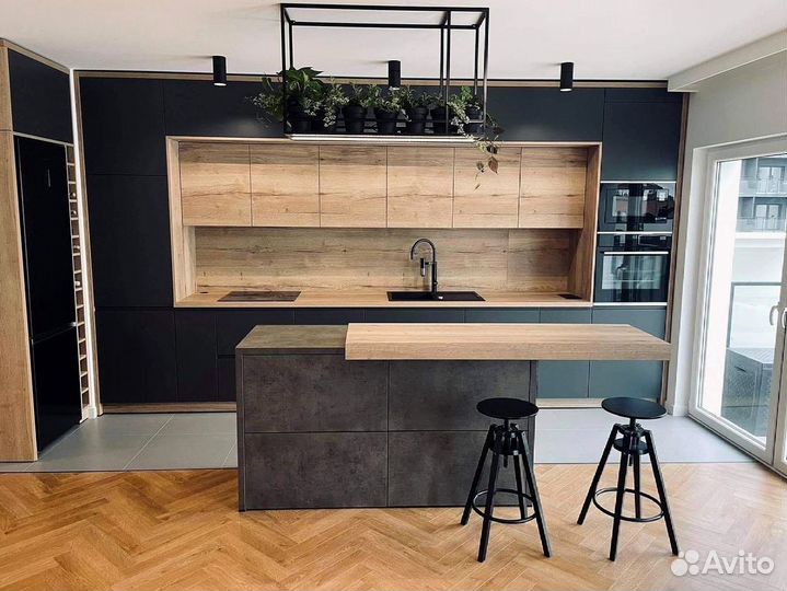 Кухонный гарнитур с островом