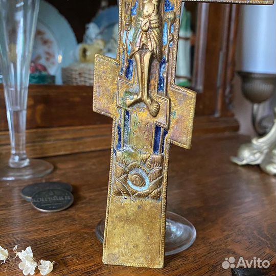 Крест с молитвой 19 век