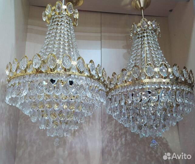 Люстра хрустальная