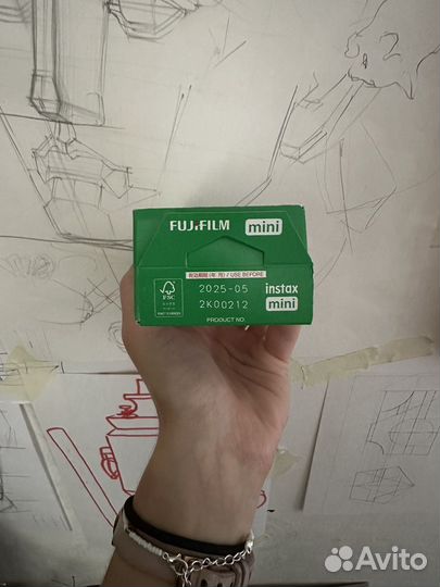 Картдриж для фотоаппарата Fujifilm Instax Mini