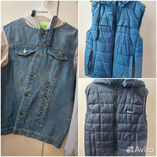 Жилетки, джинсовка