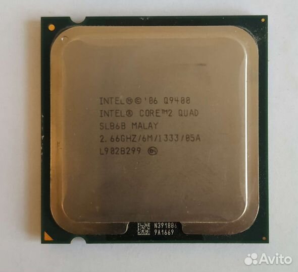 Процессор Intel Core 2 Quad Q9400 Сокет LGA775