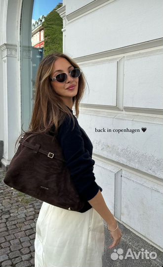 Manu atelier сумка замша