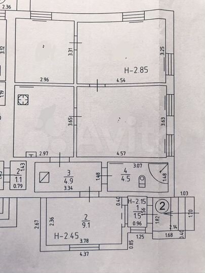 Дом 74 м² на участке 36 сот.