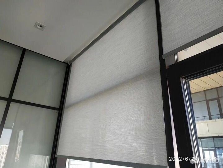 Рулонные шторы на ручном управлении