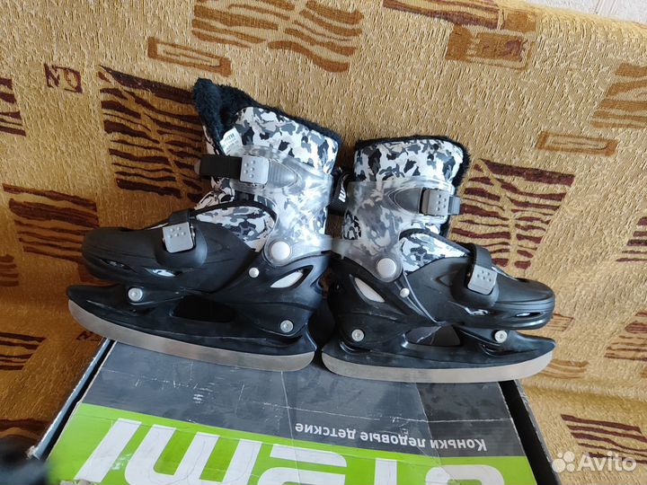 Раздвижные детские ледовые коньки atemi