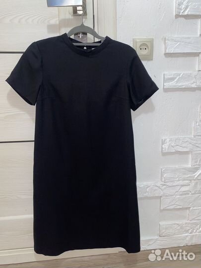 Школьное черное платье