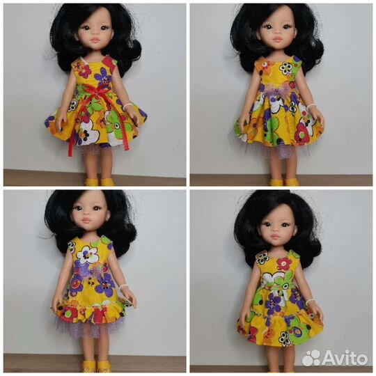 Платье на куклу Паола Рейна