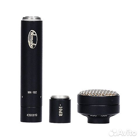 Мк-102 (черный, в картонной коробке) микрофон Окта