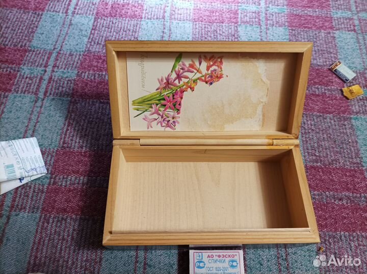 Коробка деревянная резная