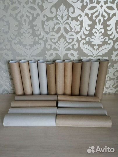 Втулки от туалетной бумаги, бумажных полотенец и с