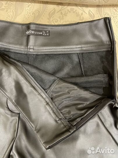 Шорты женские кожаные