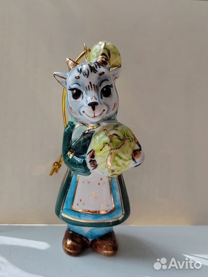 Коза, козочка, лапочка дочка лефортовский фарфор