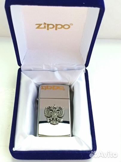 Zippo 1610 Slim Silver 925 коллекционная оригинал