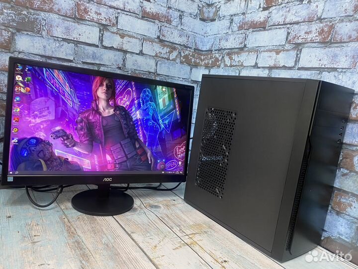 Компьютер i3/8Gb/SSD+HHD