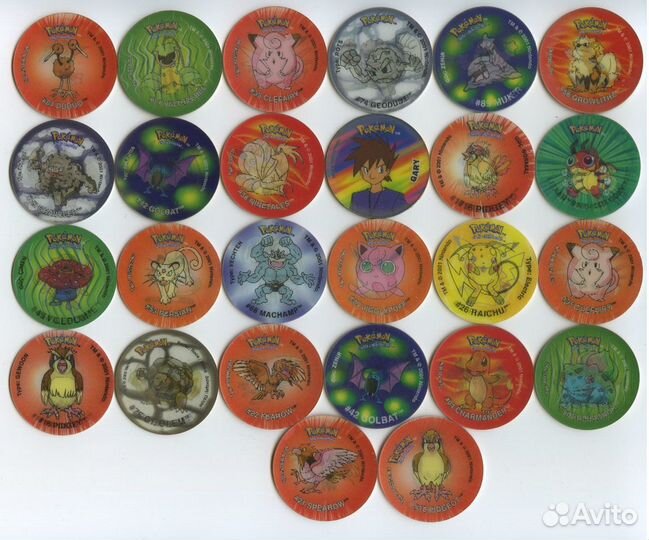 Фишки Pokemon Покемоны 3D