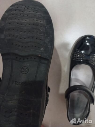 Школьные туфли 36 размер