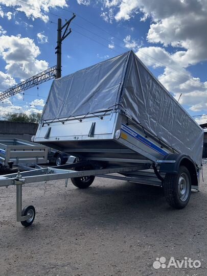 Прицеп легковой оцинкованный 2,5Х1,56 с тентом