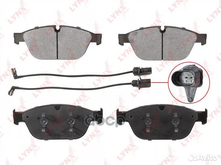 Колодки тормозные дисковые перед BD1229 LYN