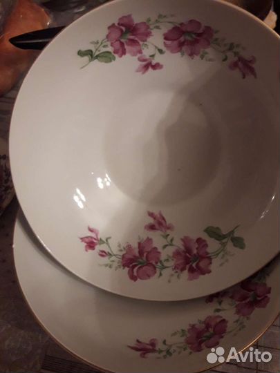 Тарелки глубокие, салатник