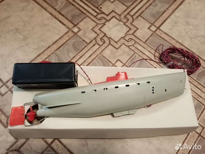 Игрушка Проводная лодка СССР