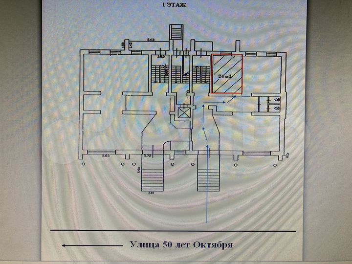 Торговая площадь (помещение), 24 м²