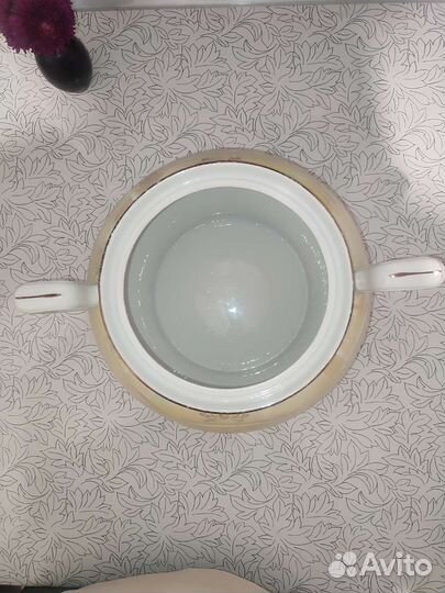 Фарфоровая супница СССР 
