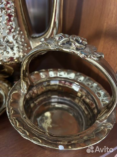 Чайный сервиз золотая роза