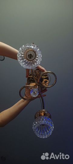 Люстра потолочная светодиодная бу