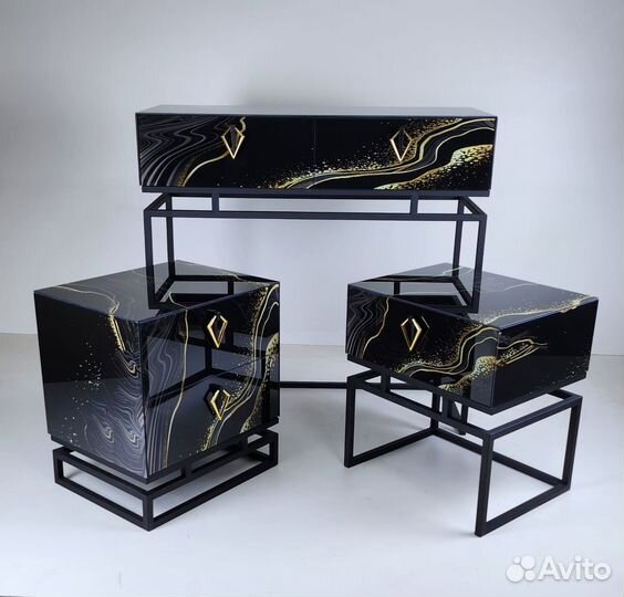 Прикроватная Тумба 3D 