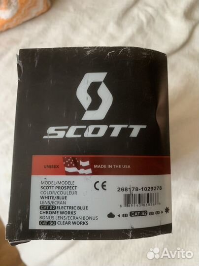 Очки для мотокросса Scott