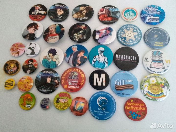 Значки аниме, спортивные медали