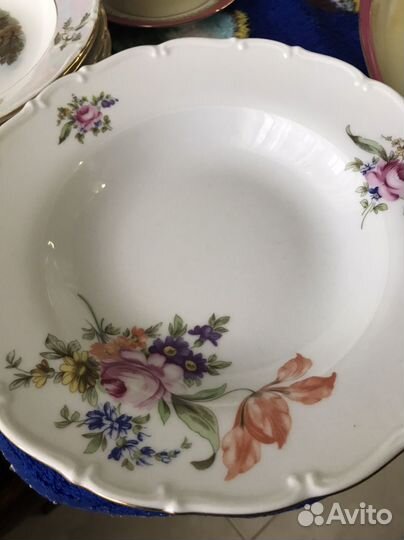 Тарелка суповая Чехословакия