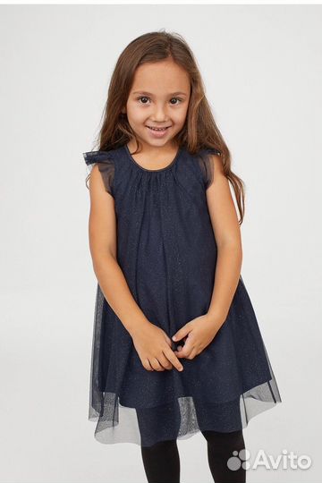 Платье блестящее H&M 134