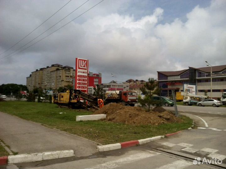 Проколы под дрогами гнб Vermeer Navigator D80x100