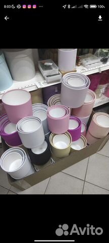 Коробка круглая без крышки