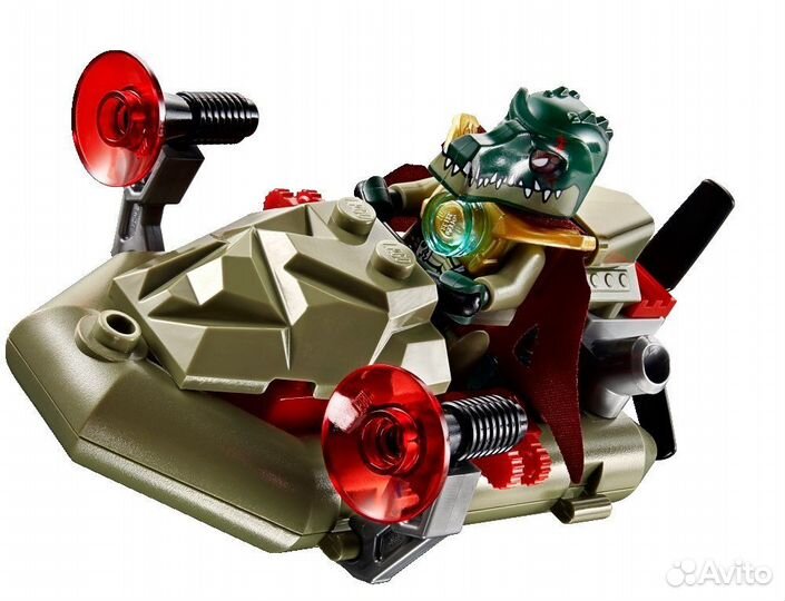 Lego Chima 70006 Cragger's Croc-Boat Headquarters