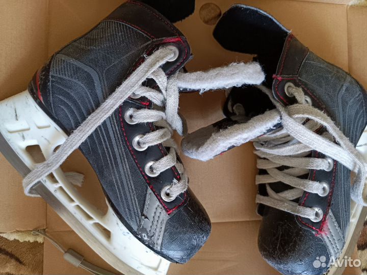 Хоккейные коньки детские bauer 29,5