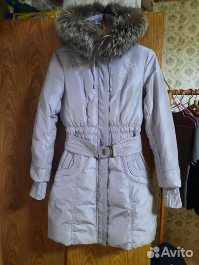 Пуховик женский длинный 44-46